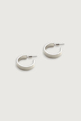FLAT HOOP EARRING