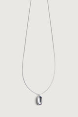 BOX CHAIN NECKLACE WITH PENDANT