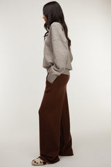 ELASTIC WAIST  KNIT PANT