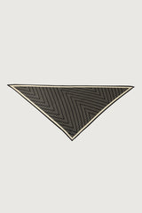 MONOCHROME ZIGZAG SCARF