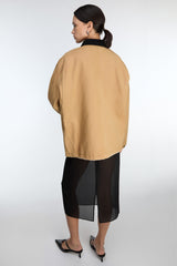 MIDI LENGTH SHEER SKIRT