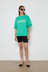 REFINED OVERSIZED SWEATSHIRT