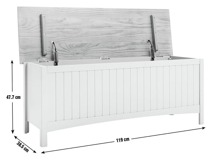 Bournemouth Storage Bench - Blue