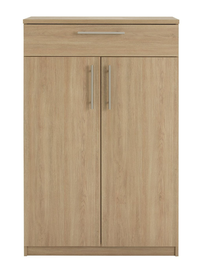 Brisbane 2 Door Shoe Storage Cabinet - Oak ( B Grade 29141 - 29140 )