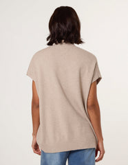 Oversized Sleeveless Jumper