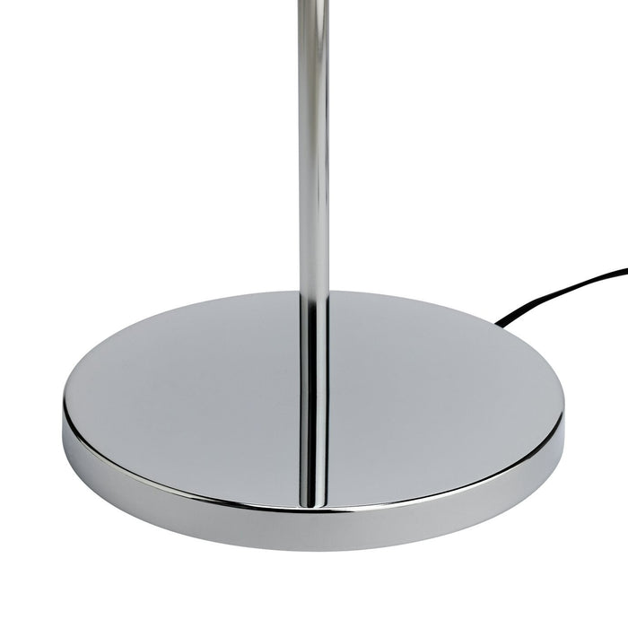 Candelabra Stick Floor Lamp - Chrome & Grey