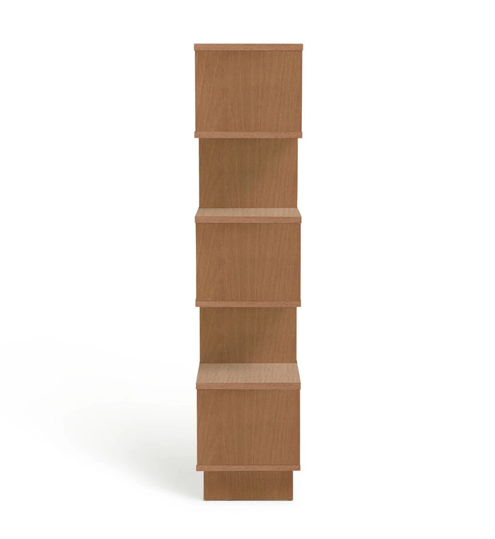 Habitat Cubes Wide Boockase - Oak Effect | Wooden Storage Shelving Unit Living