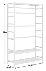 Cullen Double Bamboo Open Wardrobe - Oak