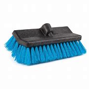 Deck Scrub Brush | Stiff Poly Bristle | Chemical Resistant | Threaded Handle (SKU 9135)
