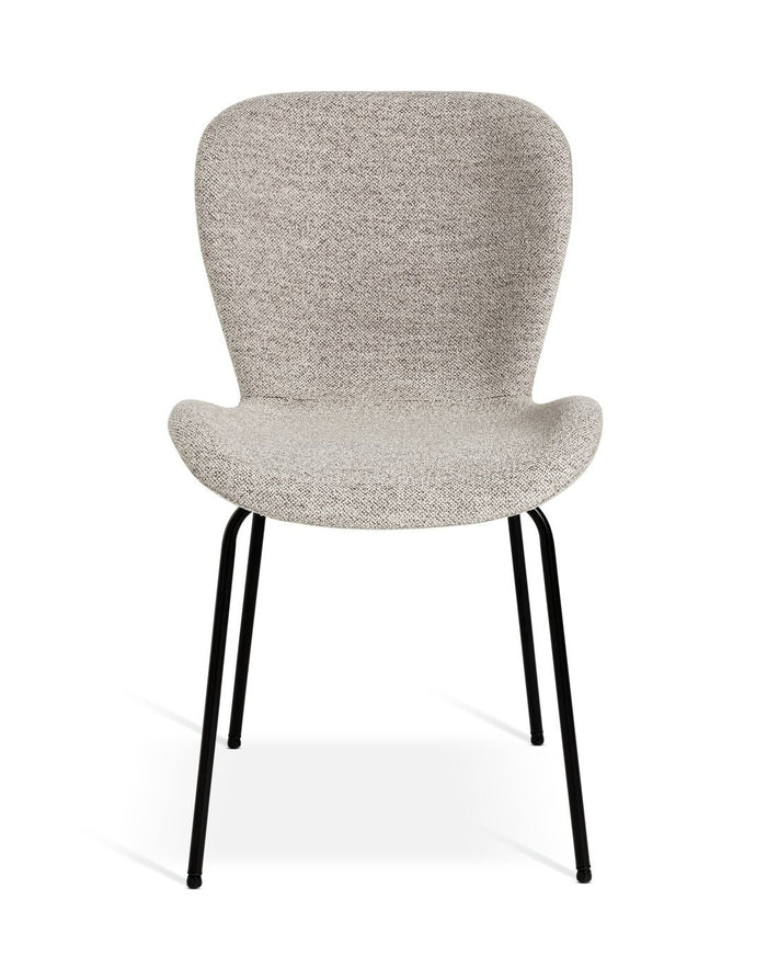 Etta Pair of Fabric Dining Chair - Natural | Modern Mealtime Seating