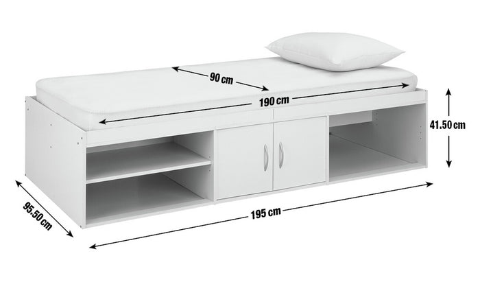 Freddie Cabin Bed Frame - Anthracite ( B Grade 34035- 34037 - 34038 )
