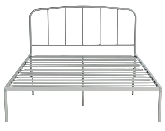 Freja Small Double Metal Bed Frame - Silver ( B Grade 35323 )