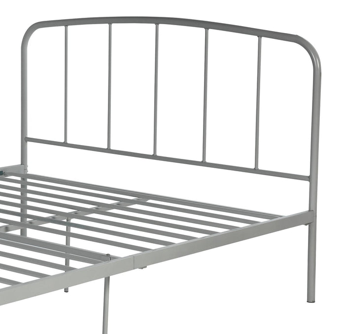 Freja Small Double Metal Bed Frame - Silver ( B Grade 35323 )