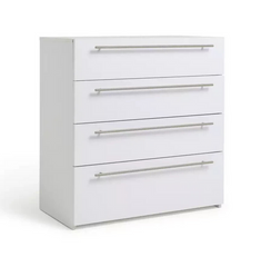 Habitat Atlas 4 Drawer Chest - White Gloss