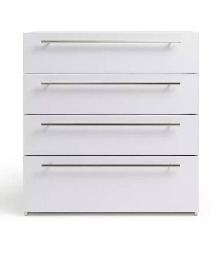 Habitat Atlas 4 Drawer Chest - White Gloss
