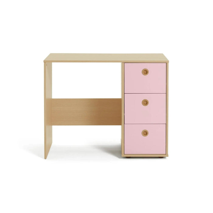 Habitat Camden 3 Drawers Desk - Pink