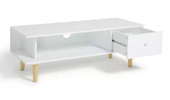 Habitat Cato 1 Drawer TV Unit - White