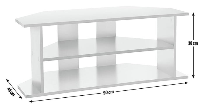 Habitat Corner TV Unit - Black