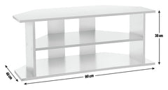 Habitat Corner TV Unit - Black