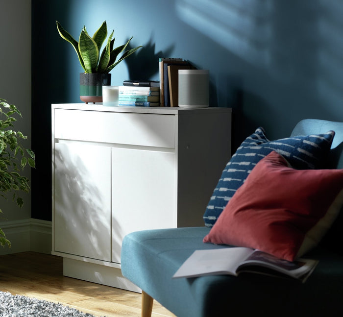 Habitat Cubes Small Sideboard - White ( B Grade 37570 )