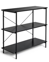 Habitat Huckley 3 Tier Steel Shelving Unit- Black