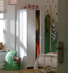 Habitat Juno 2 Door Wardrobe - White ( B Grade 54801 - 54802 )