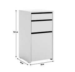 Habitat Pepper 2 Drawer Cabinet - White