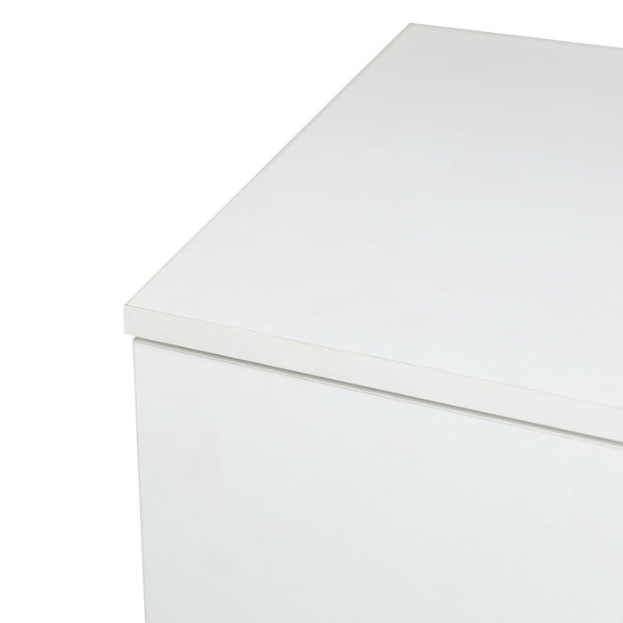 Habitat Pod Double Pedestal Desk - White | Home Office Desk with Storage Drawers