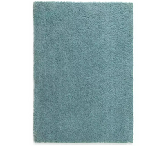 Habitat Recycled Cosy Plain Shaggy Rug - 160x230cm - Blue