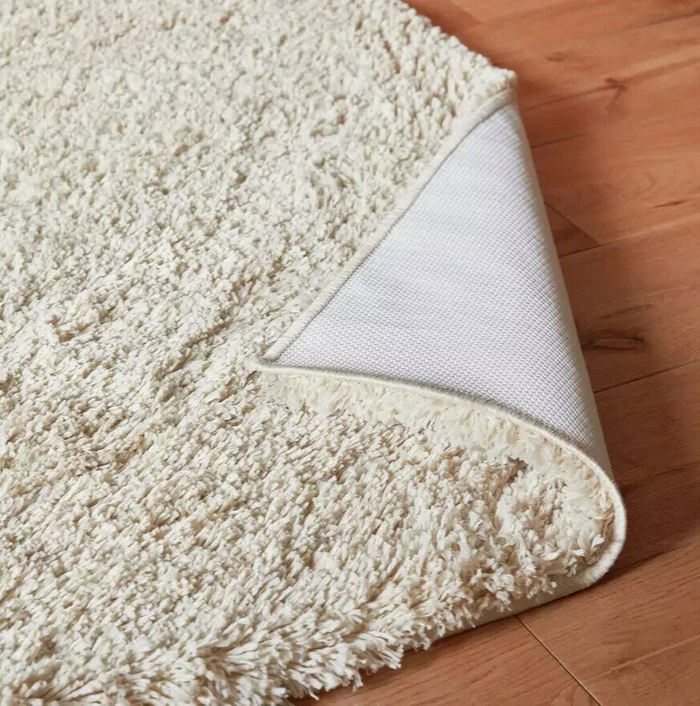 Habitat Recycled Cosy Plain Shaggy Rug - 160x230cm - Ivory