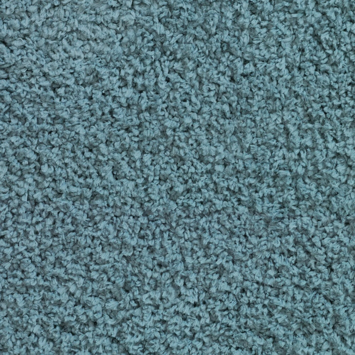 Habitat Recycled Cosy Plain Shaggy Rug - 80x150cm - Blue