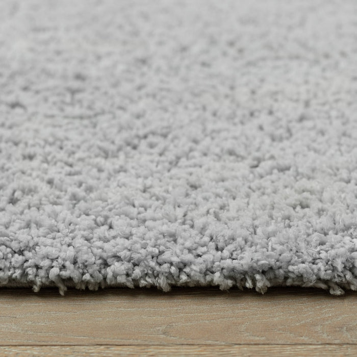 Habitat Recycled Plain Cosy Shaggy Rug - 200x290cm - Grey