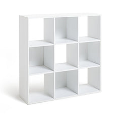 Habitat Squares 9 Cube Storage Unit - White | White Cube Shelf Storage Organizer