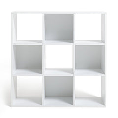 Habitat Squares 9 Cube Storage Unit - White | White Cube Shelf Storage Organizer