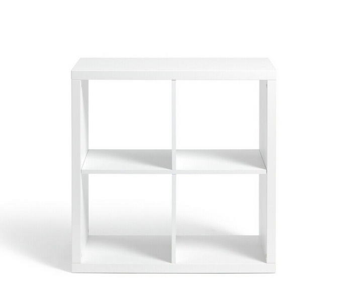 Habitat Squares Plus 4 Cube Storage Unit - White | Modern Organizer Home Office