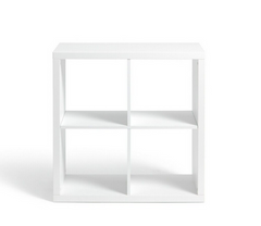 Habitat Squares Plus 4 Cube Storage Unit - White | Modern Organizer Home Office