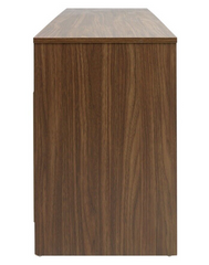 Habitat Turin 2 Door TV Unit - Black & Walnut Effect | Modern Stylish TV Stand