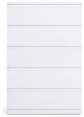 Home Jenson 5 Drawer Chest - Matte White
