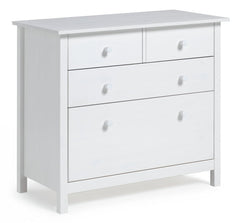 Home Kids Scandinavia 4 Chest of Drawers - White | White Kids Dresser