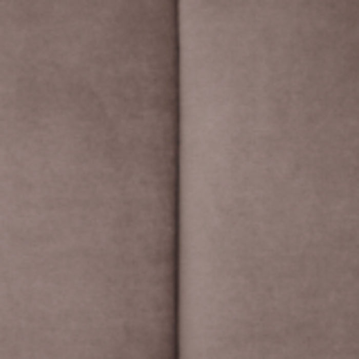 Home Pandora Velvet Storage Ottoman - Taupe | Soft Textured Surface