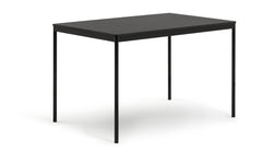 Home Stella Metal 6 Seater Dining Table - Black | Metal Dining Table Black