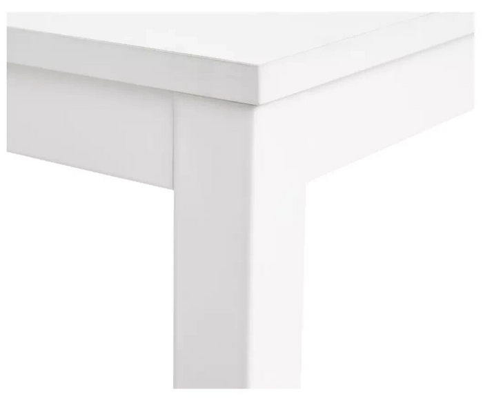 Home Toby 4 Seater Dining Table White | Modern Kitchen Furniture Space Saving