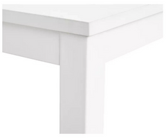 Home Toby 4 Seater Dining Table White | Modern Kitchen Furniture Space Saving