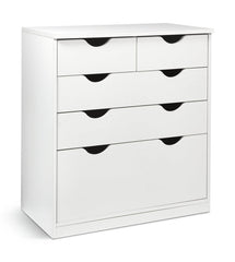 Kids Pagnell 5 Drawer Chest - White | White Chest of Drawers