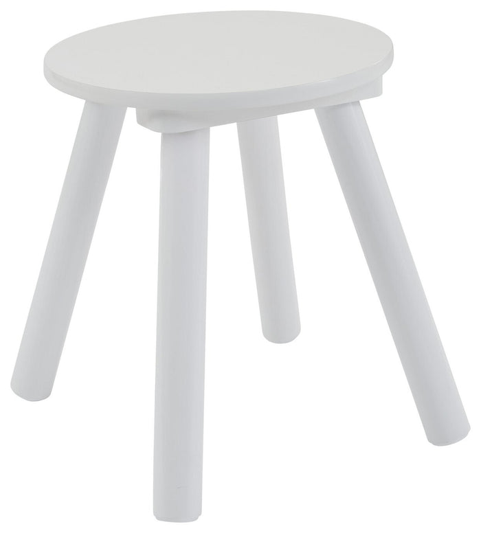 Liberty House Kids mirror Dressing Table And Stool - White