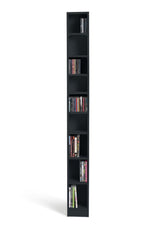 Maine Tall CD and DVD Storage unit - Black