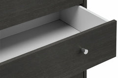 Malibu Modern 7 Drawer Chest Of Drawers Storage Cabinet - Black Oak Effect