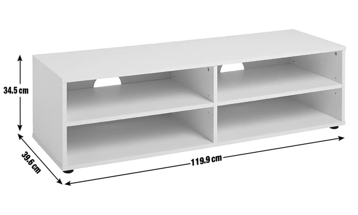 Malibu Wide TV Unit - White