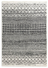 Moroccan Reversible Grey Flatweave Rug - 230x160cm