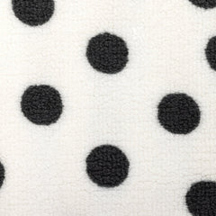 Multi Spot Black & White Cut Pile Rug - 230x160cm